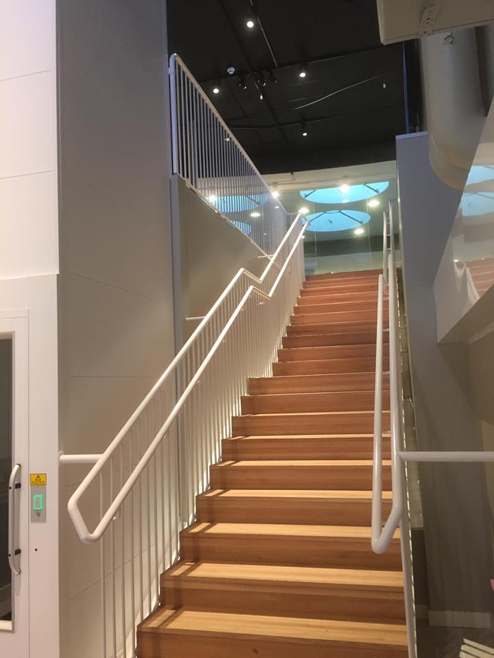 Trappa och räcken vid T-Centralen i Stockholm